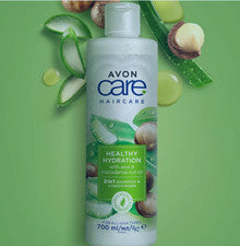 Champú y acondicionador 2 en 1 Avon Care Healthy Hydration - 700 ml nuevo