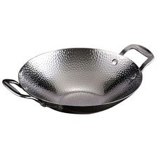 Juego de utensilios de cocina ollas de acero inoxidable para cocinar comida china saltear
