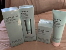 Global Beauty Care Set Limpiador Facial de Colágeno Suave y Liftante, Crema de Ojos, Facial