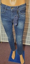 NUEVO CON ETIQUETAS RESERVADO AUTÉNTICO MODA HOMBRE AZUL DENIM LABORATORIO PANTALONES VAQUEROS AJUSTADOS TALLA 30