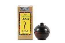 Lasa Aromatics Lotus Perfume Natural Sólido Cuerpo Musk En Tarro de Madera - 6 gm
