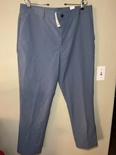 Pantalones chinos Banana Republic Performance Style azules talla 38/30 nuevos con etiquetas