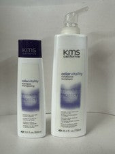 Champú KMS Color Vitality 10,1 oz + acondicionador 25,3 oz