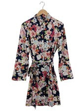 Vestido blusa Vero Moda estampado floral casual vintage verde beige negro talla 36