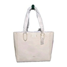 Bolso de mano Coach Derby para mujer - dorado/tiza neutro (F58660)