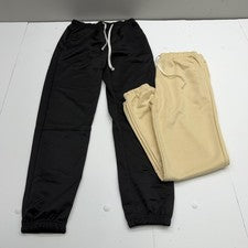 Moda Pantalones Jogger Para Hombre Medianos Multicolor Tejido Cintura Elástica Paquete de 2 Salón