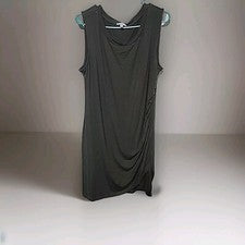 Vestido sin mangas tejido ajustado acanalado verde oliva talla XL de AVLN Studio para mujer