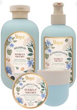 Yuya Fuerza y Volumen Juego de Cuidado del Cabello - Champú, Acondicionador y Mascarilla 3 piezas
