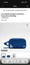 Bolso Cinturón Diario Los Angeles Dodgers Lululemon 1L Nuevo con Etiquetas Béisbol Shohei Mookie