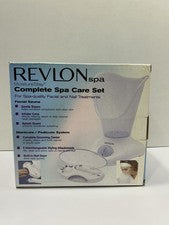 Revlon Spa-MoistureStay-Cuidado completo de spa-Sauna facial, juego de manicura/pedicura