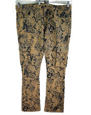 Moda NOVA Hombres Inspirados Apilados Ajustados Acampanados Pantalones Carga Para Hombres Talla 42 46X38