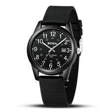 LN LENQIN Hombres Relojes Analógicos Cuarzo Deportes Unisex Reloj A1-R015-Todo-Negro