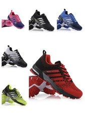 ZAPATOS DEPORTIVOS UNISEX ABSORBENTES DE IMPACTOS PARA CORRER INFORMALES DE ENCAJE GIMNASIO CAMINAR NUEVOS