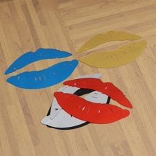 3 piezas calcomanía de fondo de accesorios de decoración del hogar pegatinas de pared para ajuste de espejo