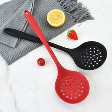 Cuchara de cocina con ranuras y silicona resistente al calor - 33,2 cm -