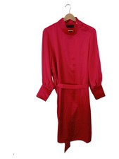 Vestido de cóctel Karen by Simonsen talla 40 rosa cinturón