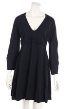CAPUCCI dress Draping I 42 = D 36 black NEW