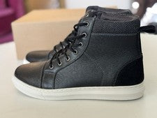 NUEVA Bota Chukka Arkbird Hombre Cuero Negro, Talla 10