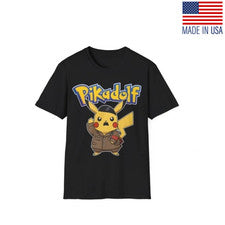 ¡CALIENTE! Camiseta Pikadolf Parody Meme Divertida Sátira Estilo Dibujos Animados Camiseta Hecha por Abanicos