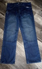 Pantalones de mezclilla Piasaa para hombre W38/L34 ajuste regular 100 % algodón estilo Y2K, nuevos con etiquetas