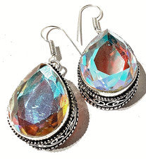 PENDIENTES M Y S T I C T O P A S piedras preciosas plata de ley 925 joyería 6