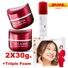 2X Trylagina Ultimate Suero de Colágeno 12X Edad + Espuma Desafía Naturalmente la Piel