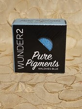 WUNDER2-Pigmentos Puros-Azul Maldivas-¡HERMOSO TONO! 0,04 OZ.- ¡NUEVO/EN CAJA/SELLADO!
