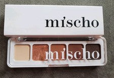 Mini paleta de sombras de ojos Mischo Beauty 01 nueva en caja maquillaje limpio