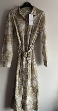 Nuevo Vestido Backstage Flores Beige Blanco T. 44 NP 199,90 € AzA 60 L 122 Elástico