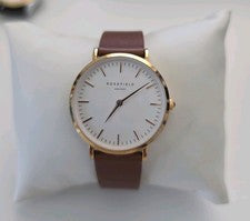 Reloj para mujer Rosefield The Tribecca oro rosa blanco/marrón