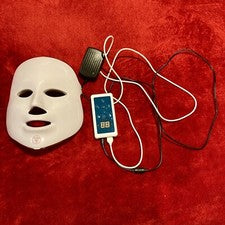 Mascarilla facial suave con luz LED terapia rejuvenecimiento de la piel antienvejecimiento cuidado personal