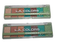 L.A. Paleta de sombras de ojos Colors Beauty CES494 encantadora lote de 2 selladas