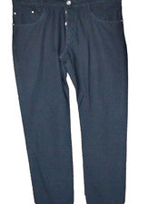 Pantalones informales de algodón de diseñador negros para hombre John Barritt talla US 40 EU 56