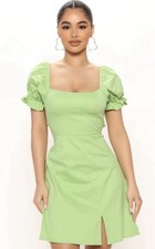 Vestido Mimi verde informal de moda nova para mujer talla XL NUEVO CON ETIQUETAS