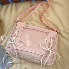 Bolso de hombro Ita estilo japonés preppy para mujer Itabag bolso mensajero para estudiantes
