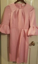 Moda Clásico Mujer Vestido Formal Rosa Talla S~ Nuevo/con etiquetas~