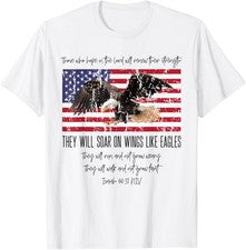 Camiseta cristiana They Will Soar On Wings Like Eagles Isaiah 40:31