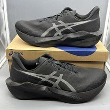 ASICS Novablast 6 Hombres Talla 15 Negro Zapatos para Correr Gimnasio Entrenamiento Tenis ¡NUEVO CON CAJA!