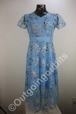 NUEVO Vestido para Mujer Moda Clásico Moda Colección Bordado Floral Talla XL