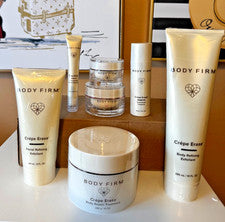 The Body Firm Crepe Borrar Cuidado de la Piel Set de 6 Exfoliantes Tratamiento Facial Corporal Nuevo