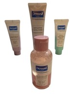 Juego de cuidado de la piel Dermasil Labs: exfoliante facial exfoliante AHA ácido glicólico tonificante así