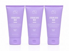 AG Cuidado del Cabello Mascarilla Plata Esterlina 5 fl oz 148 ml Tratamiento Tonificante Lote de 3