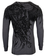 Camisa térmica para hombre Xtreme Couture by Affliction WLEDING DEATH motociclista