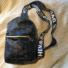 Nuevo sin etiquetas Kuchen & Bag. Bolso Bandolera Ajustable 1980 con Cremallera *Ciudad y Vida Nueva Moda*
