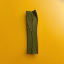 PANTIR PANTALÓN HOMBRE HECHO EN ITALIA 💯 % Algodón Talla 34US 50 VERDE