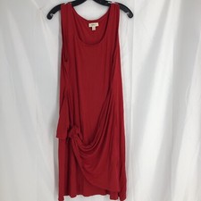 Vestido para mujer sin mangas rojo con lazo delantero talla XL Style & Co con etiquetas