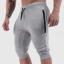 Pantalones Cortos de Verano para Hombres Gimnasio Fitness Entrenamiento Correr Hasta la Rodilla Moda Informales Pantalon