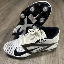 Botines Nike Alpha Menace 4 Pro blanco y negro para hombre talla (11,5) HF4555-100