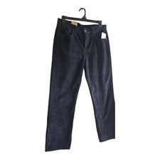 Pantalones de invierno Levi's unisex tiro medio carentes Coduroy pierna recta 31"x30"