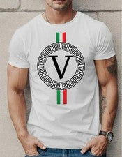 Camisa Italiana Italia Para Hombres Camiseta Elegante Vibrante Logo Estilo Suave Moda Gráfico